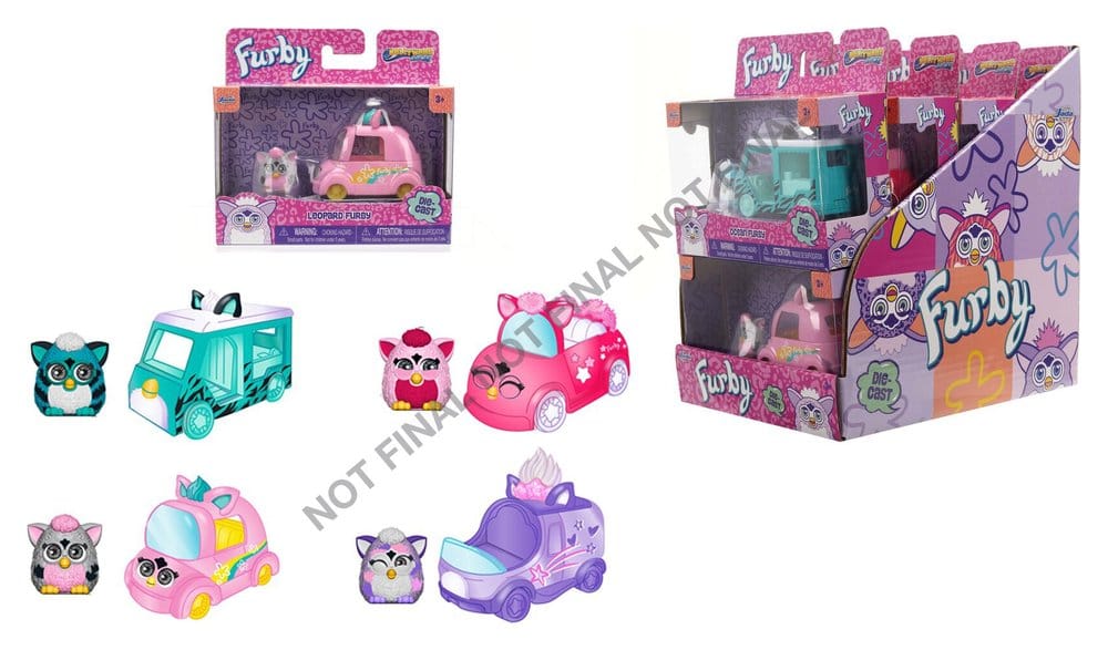 PRE ORDINE - Furby Diecast Models 1/55 Wave 1 Assortment (8)