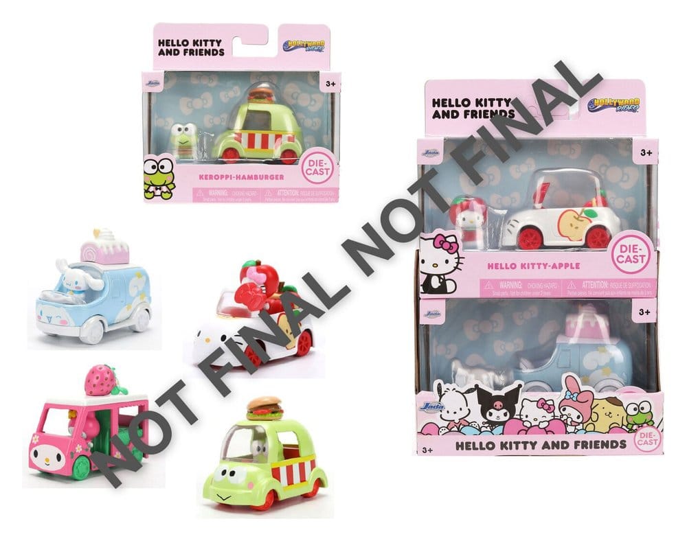 PRE ORDINE - Sanrio Diecast Vehicles 1/55 Wave 1 Assortment (8)