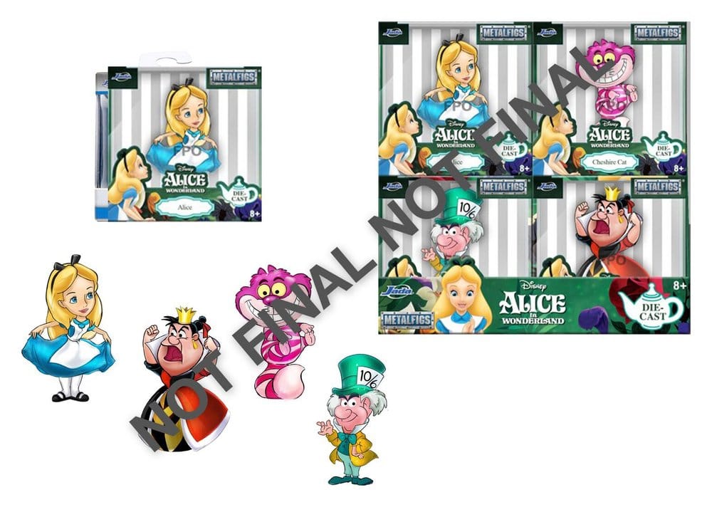 PRE ORDINE - Alice in Wonderland Mini Figures 6 cm Wave 1 Display (12)