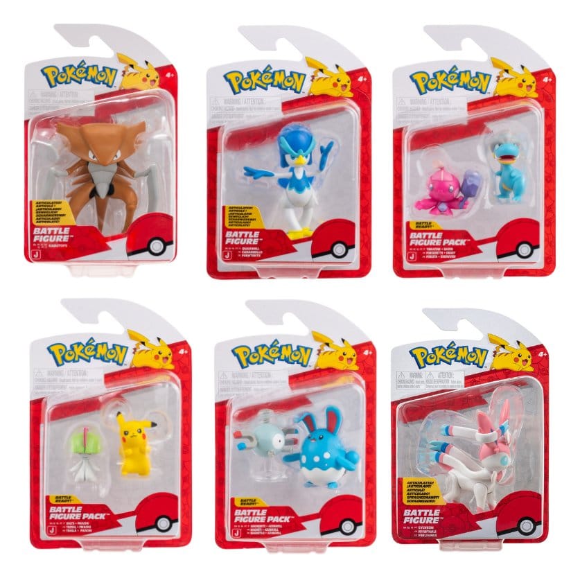 PRE ORDINE - Pokémon Battle Figure Action Figures ver. 21 Assortment (6)