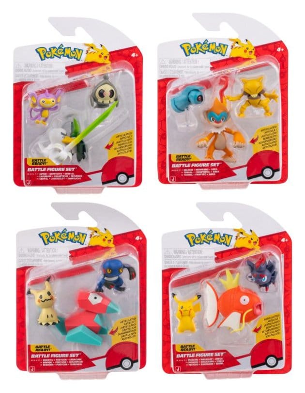 PRE ORDINE - Pokémon Battle Figure Action Figures 3-Pack ver. 25 Assortment (4)