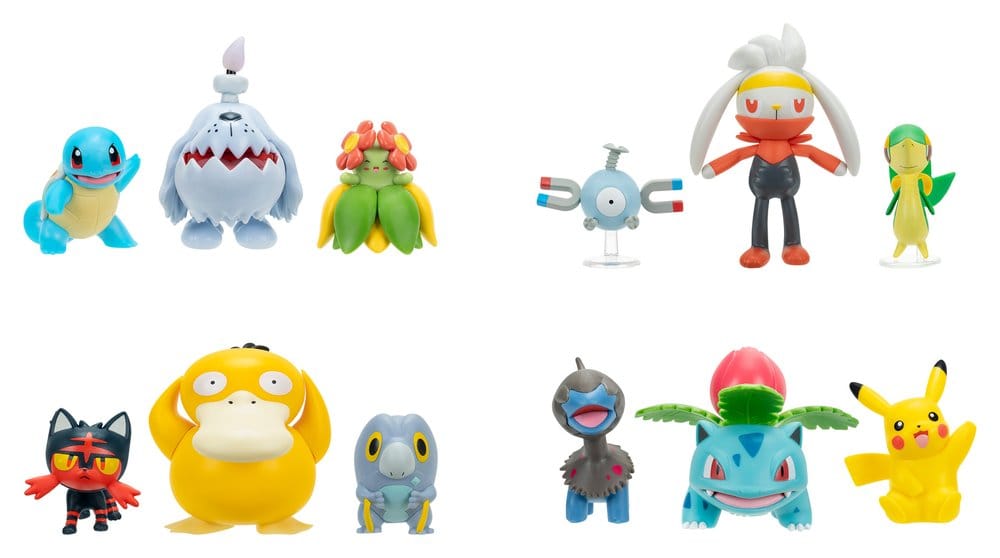 PRE ORDINE - Pokémon Battle Figure Action Figures 3-Pack ver. 29 Assortment (4)