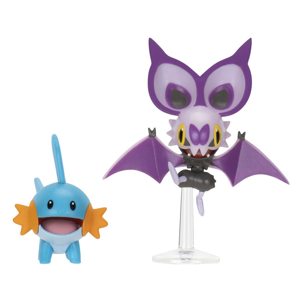 PRE ORDINE - Pokémon Figure 2-Pack Mudkip & Noibat with Stand 8 cm