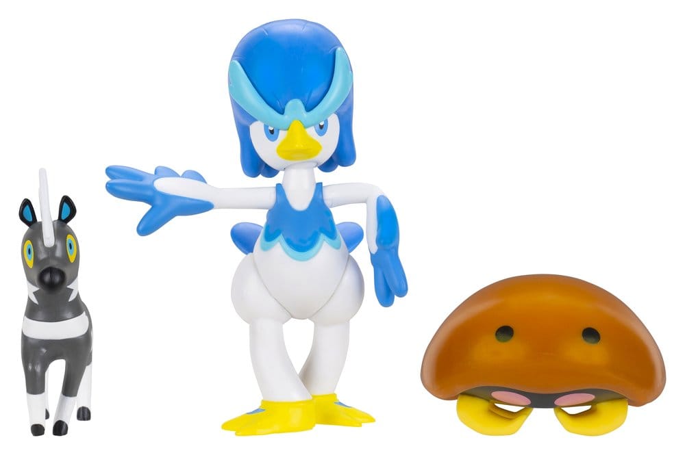PRE ORDINE - Pokémon Battle Figure 3-Pack Blitzle, Kabuto & Quaxwell