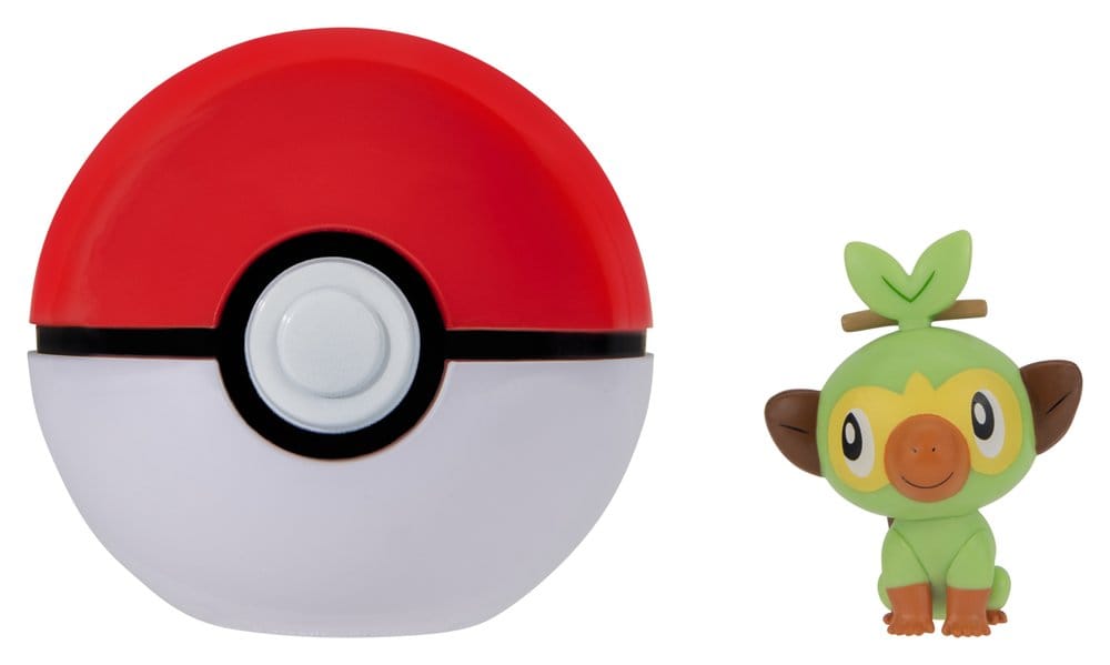 PRE ORDINE - Pokémon Clip 'n' Go Action Figure Wave 21 Grookey & Poké Ball