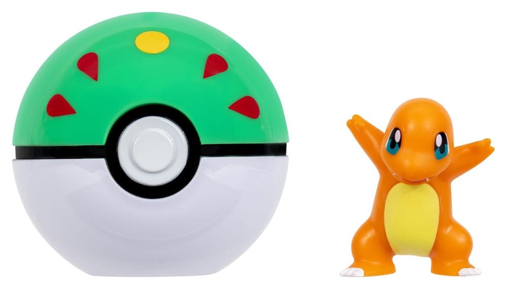 PRE ORDINE - Pokémon Clip 'n' Go Action Figure Charmander & Friend Ball