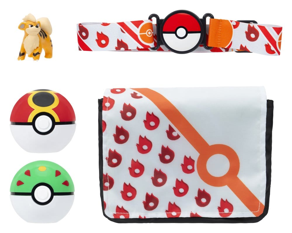 PRE ORDINE - Pokémon Clip 'n' Go Bandolier Set Growlithe
