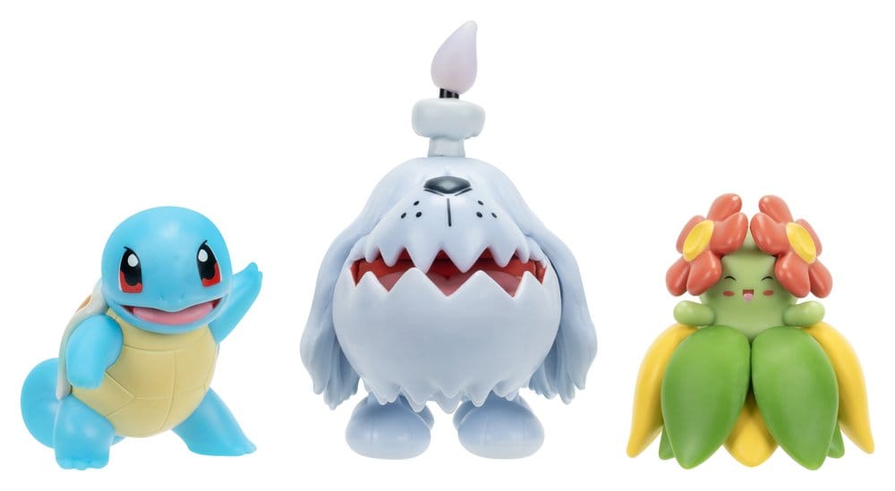 PRE ORDINE - Pokémon Battle Figure 3-Pack Squirtle, Greavard & Bellossom