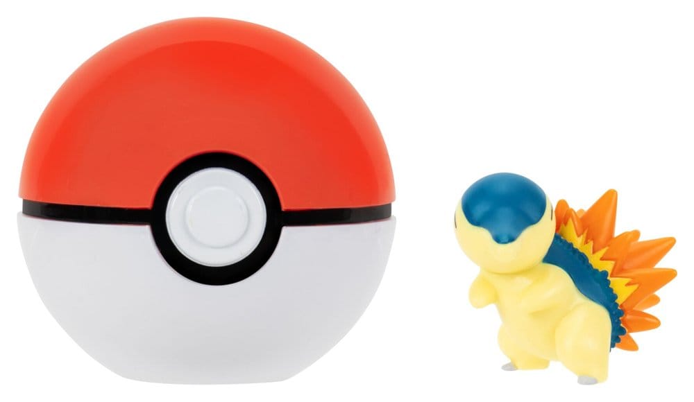 PRE ORDINE - Pokémon Clip 'n' Go Action Figure Cyndaquil & Poké Ball