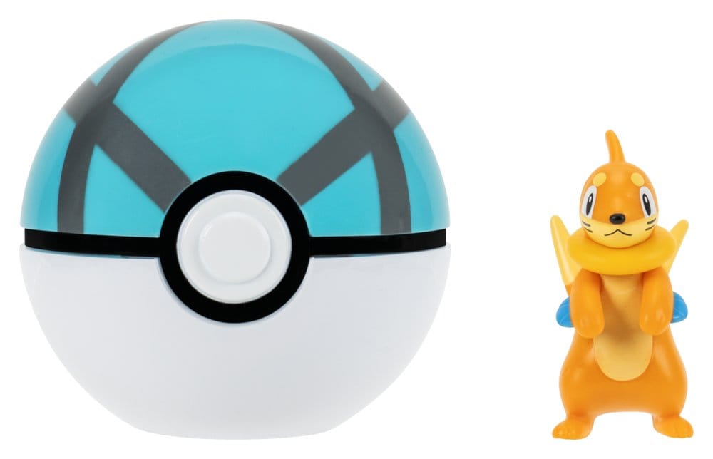 PRE ORDINE - Pokémon Clip 'n' Go Action Figure Buizel & Net Ball
