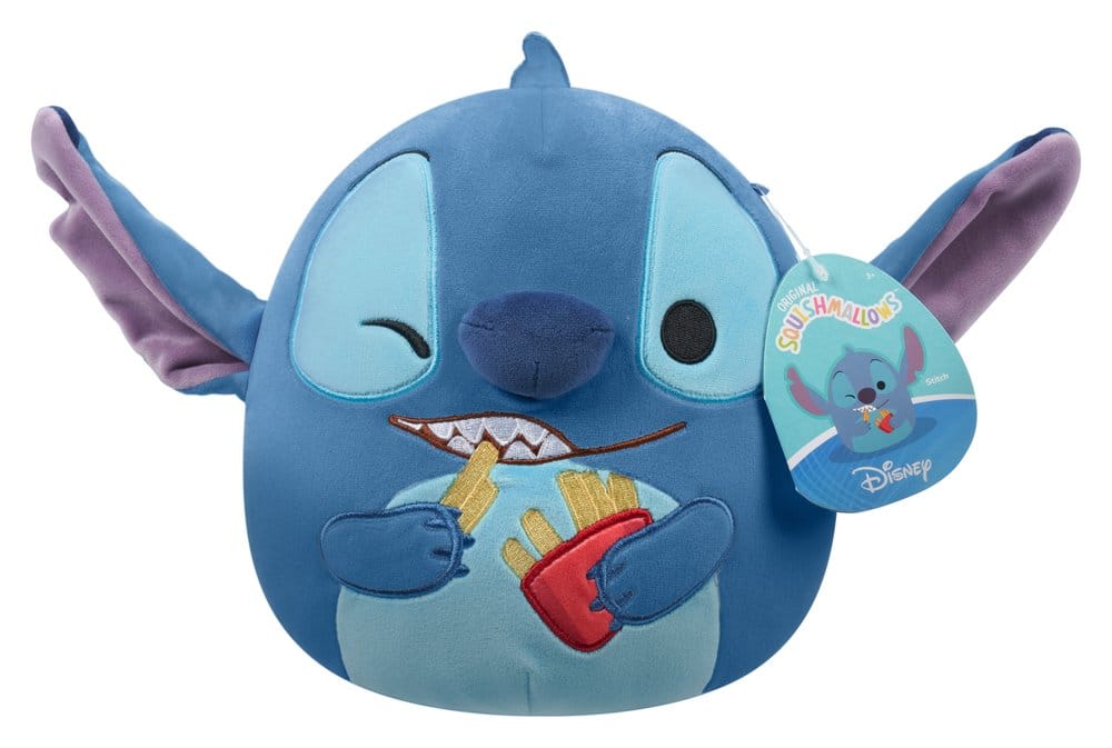 PRE ORDINE - Squishmallows Plush Stitch (Holding French Fries) 20 cm