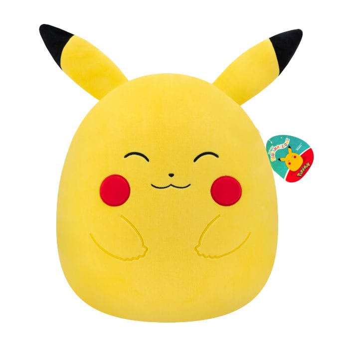 PRE ORDINE - Pokémon Squishmallows Plush Figure Happy Pikachu 35 cm