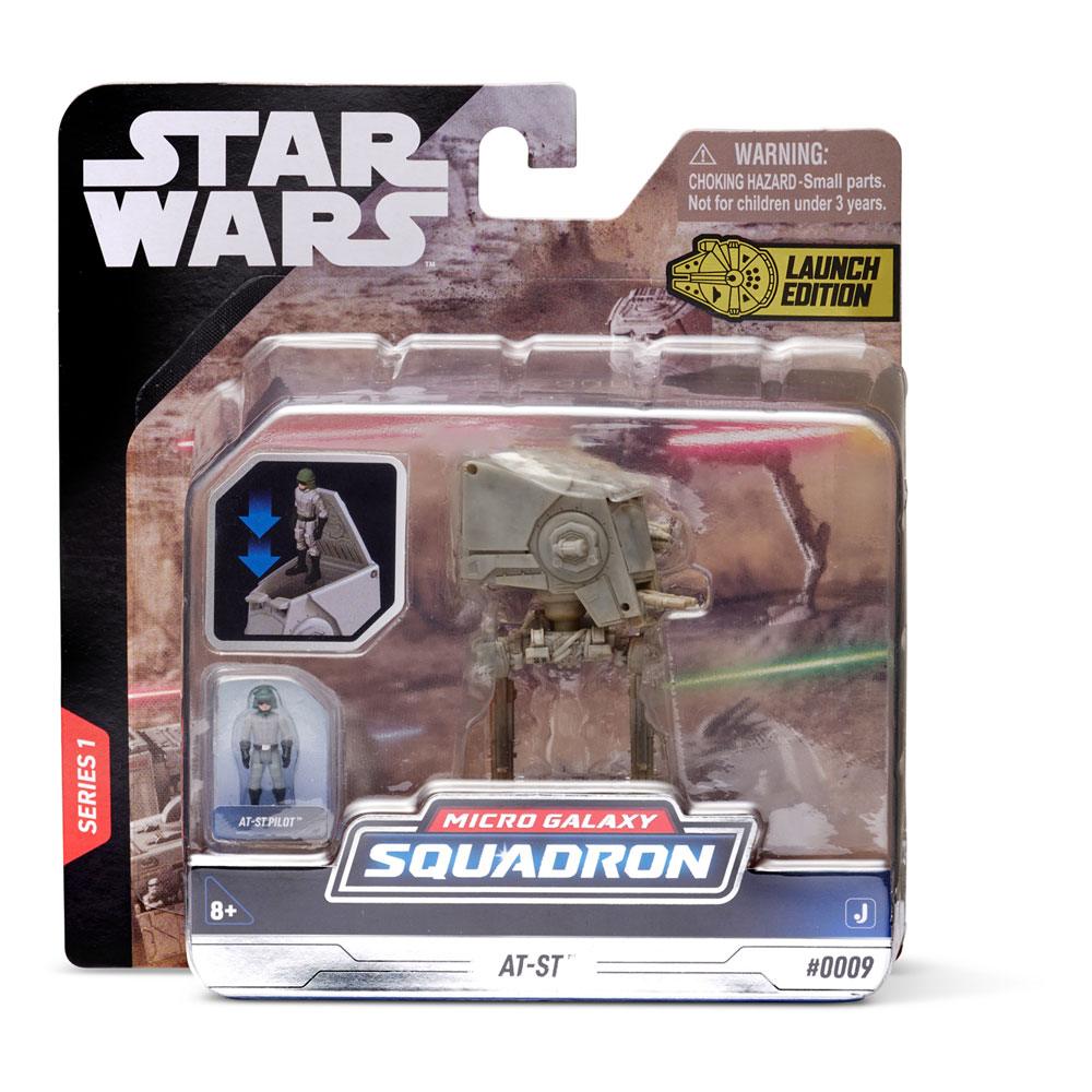 PRE ORDINE - Star Wars Micro Galaxy Squadron Vehicle with Figure AT-ST 7,5 cm