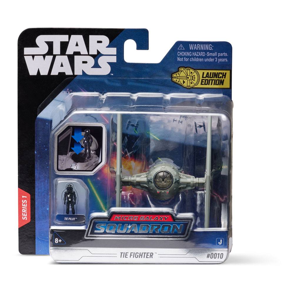 PRE ORDINE - Star Wars Micro Galaxy Squadron Vehicle with Figure TIE Fighter 7,5 cm