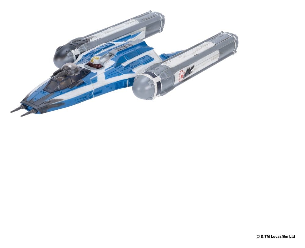 PRE ORDINE - Star Wars Medium Vehicle & Figure set BTL-B Y-wing & Ahsoka & R7-A7