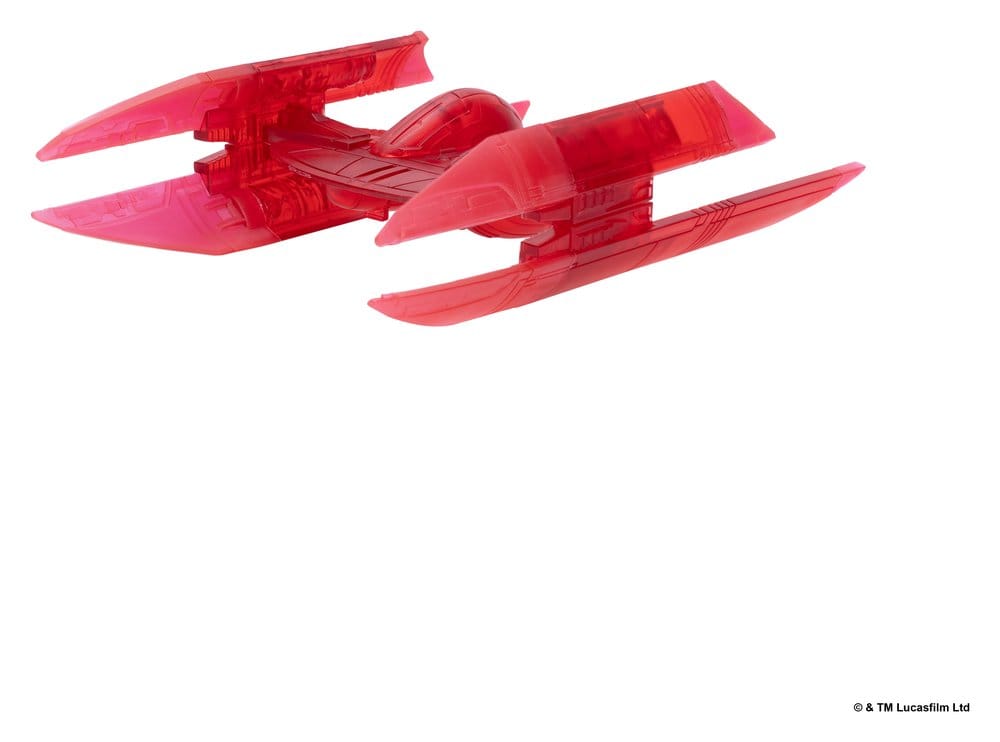 PRE ORDINE - Star Wars Medium Vehicle & Figure set Hyena Vulture Bomber (Red Hologram) & Battle Droid (Chase)