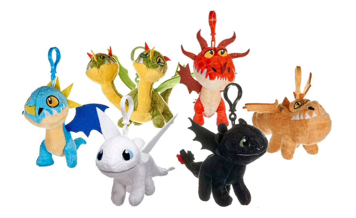 PRE ORDINE - How to Train Your Dragon 3 Plush Keychain 10 cm Assortment (12)