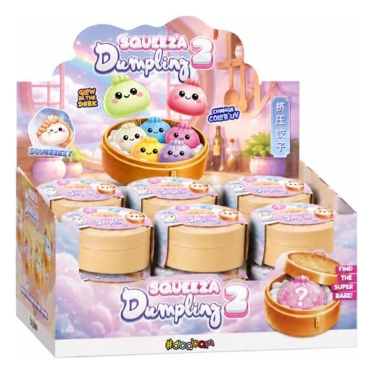 PRE ORDINE - Squeez'a Dumpling Squishy Dumpling 2 Blind Box Display (12)