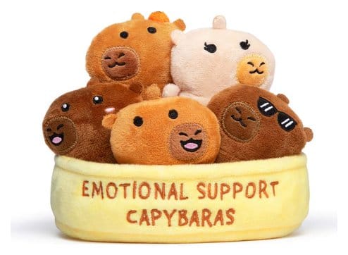 PRE ORDINE - Relatable Emotional Support Plush Figure Capybaras