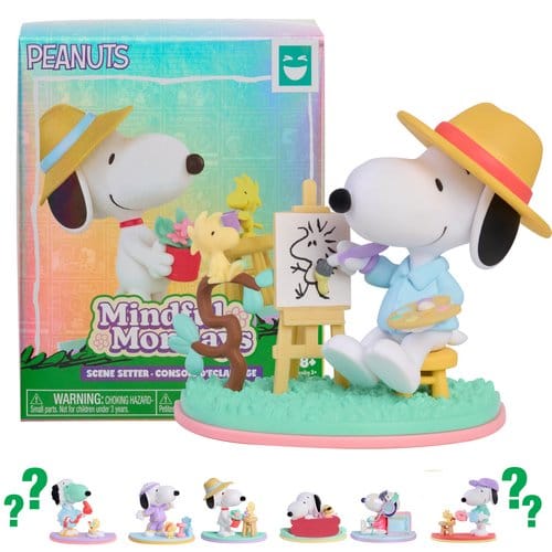 PRE ORDINE - Peanuts Happy Haul Mini Figures Blind Box Snoopy Moody Mondays (8)
