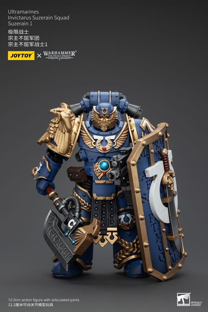 PRE ORDINE - Warhammer The Horus Heresy Action Figure 1/18 Ultramarines Invictarus Suzerain Squad Suzerain 1 12 cm