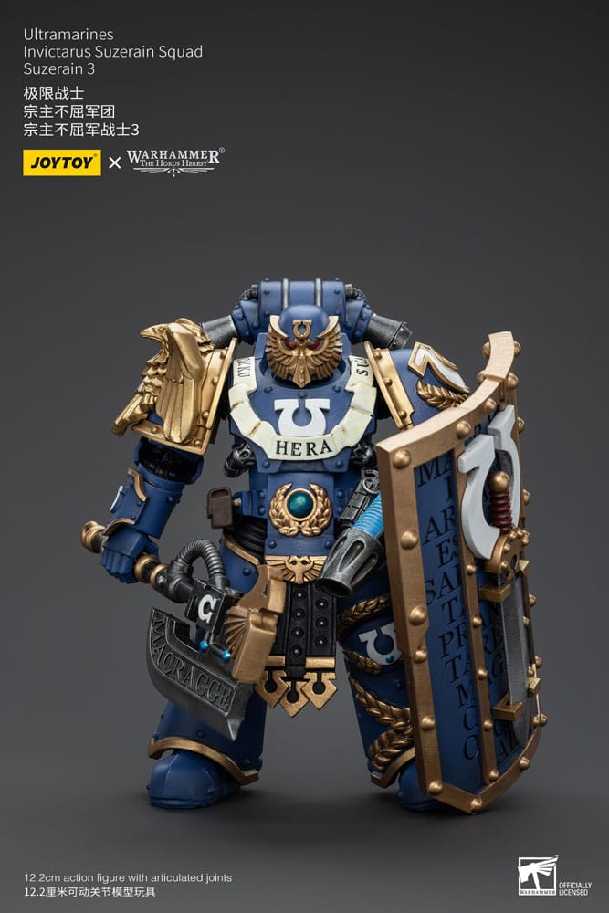 PRE ORDINE - Warhammer The Horus Heresy Action Figure 1/18 Ultramarines Invictarus Suzerain Squad Suzerain 3 12 cm