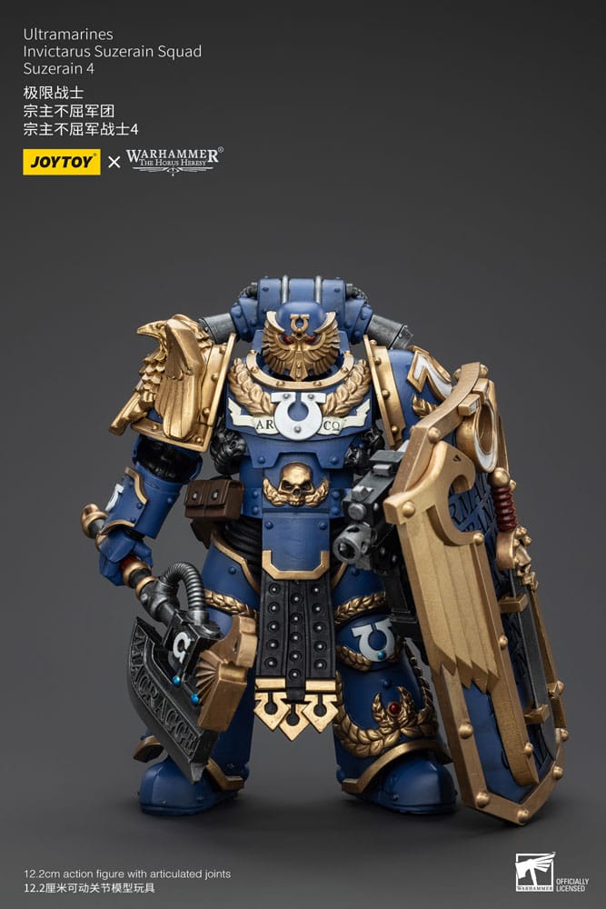 PRE ORDINE - Warhammer The Horus Heresy Action Figure 1/18 Ultramarines Invictarus Suzerain Squad Suzerain 4 12 cm