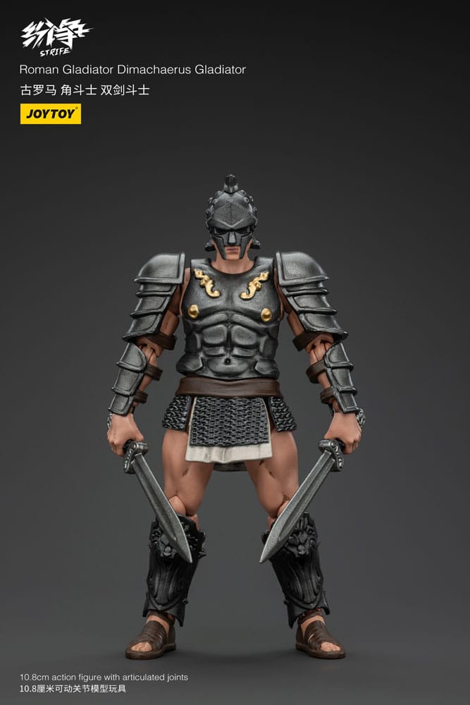 PRE ORDINE - Strife Action Figure 1/18 Roman Gladiator Dimachaerus Gladiator 11 cm