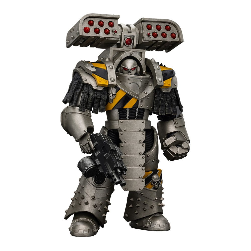 PRE ORDINE - Warhammer The Horus Heresy Action Figure 1/18 lron Warriors Tyrant Siege Terminator with Rocket launcher 14 cm