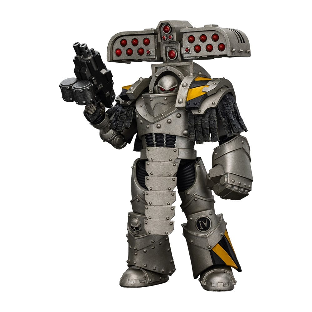 PRE ORDINE - Warhammer The Horus Heresy Action Figure 1/18 lron Warriors Tyrant Siege Master Terminator with Rocket launcher 14 cm