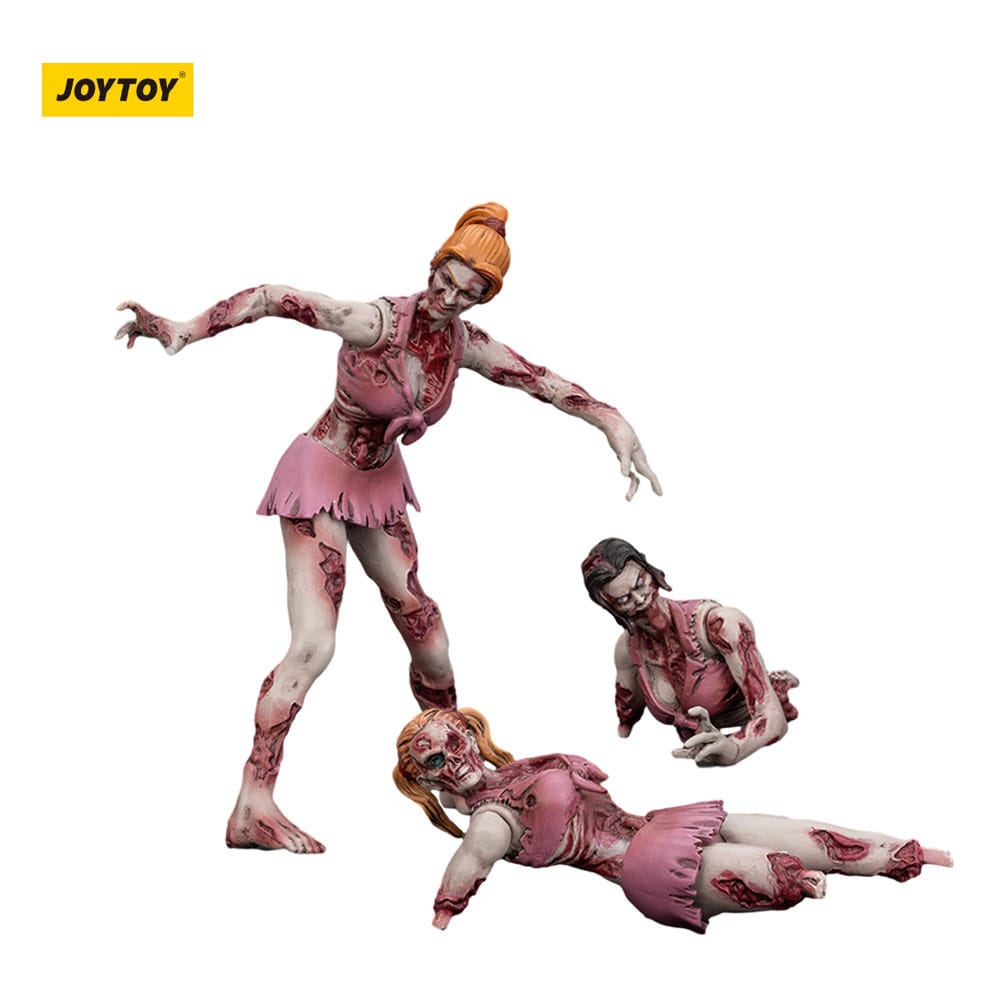 PRE ORDINE - Zombie Dark Source Action Figures 3-Pack Cheer Leaders 8 cm