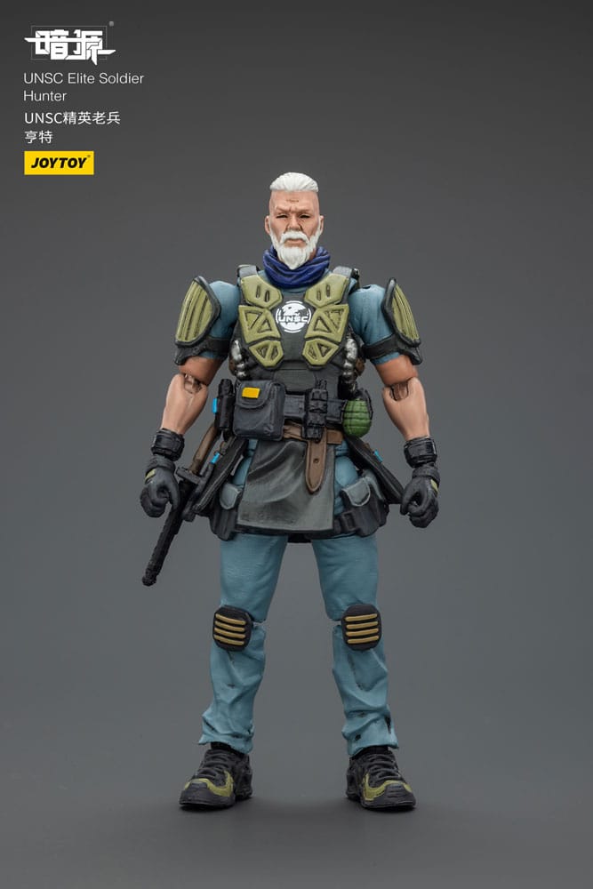 PRE ORDINE - UNSC Dark Source Action Figur Elite Soldier Hunter 7 cm