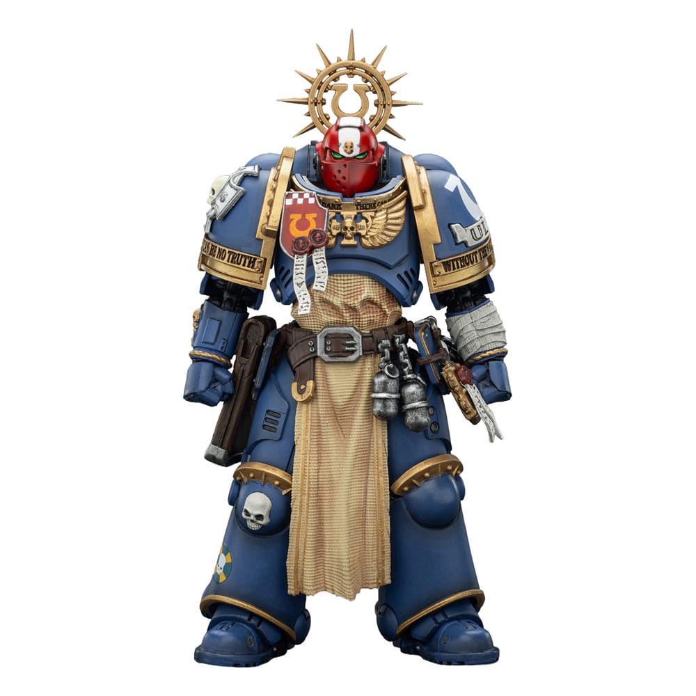 PRE ORDINE - Warhammer 40,000 Action Figure Ultramarines Metaurus with Power Axe, Stormshield and Plasma Pistol 13 cm