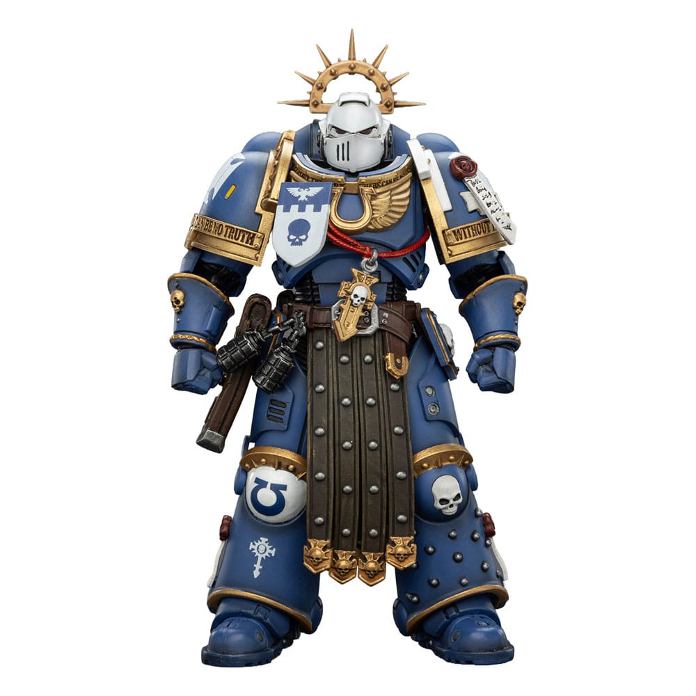 PRE ORDINE - Warhammer 40,000 Action Figure Ultramarines Torvald with Power Sword, Stormshield and Bolt Pistol 13 cm