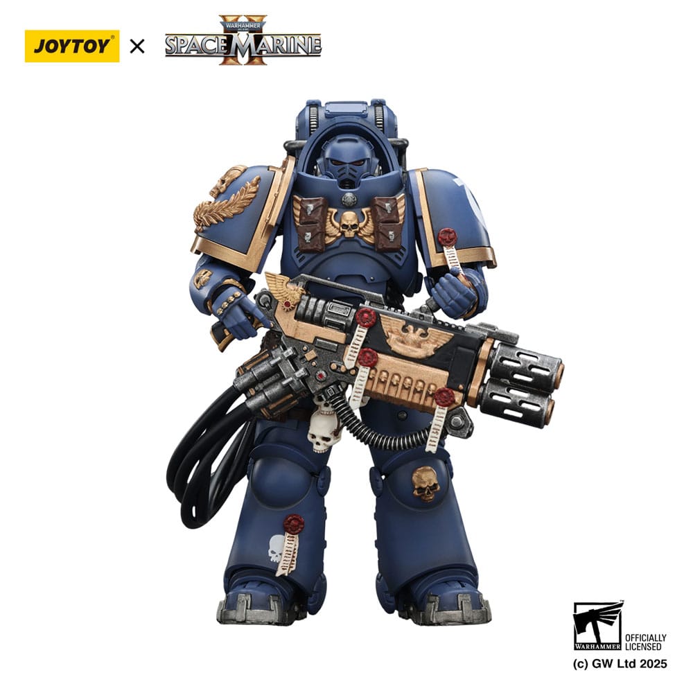 PRE ORDINE - Warhammer 40,000: Space Marine 2 Action Figure Ultramarines Heavy Artificer Armor with Relic Multi-Melta 13 cm