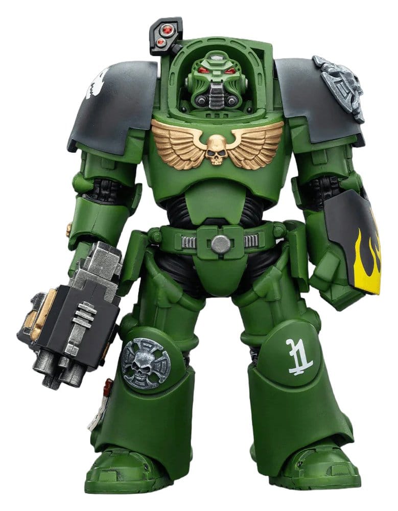 PRE ORDINE - Warhammer 40,000 Action Figure Salamanders Terminator 2 with Power Fist and Storm Bolter 14 cm