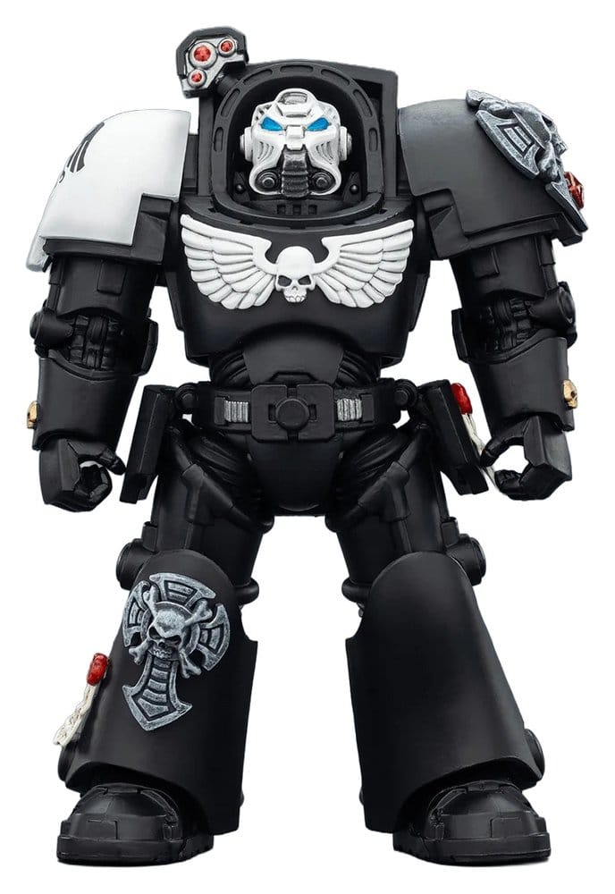 PRE ORDINE - Warhammer 40,000 Action Figure Raven Guard Terminator 1 with Power Sword and Storm Bolter 14 cm