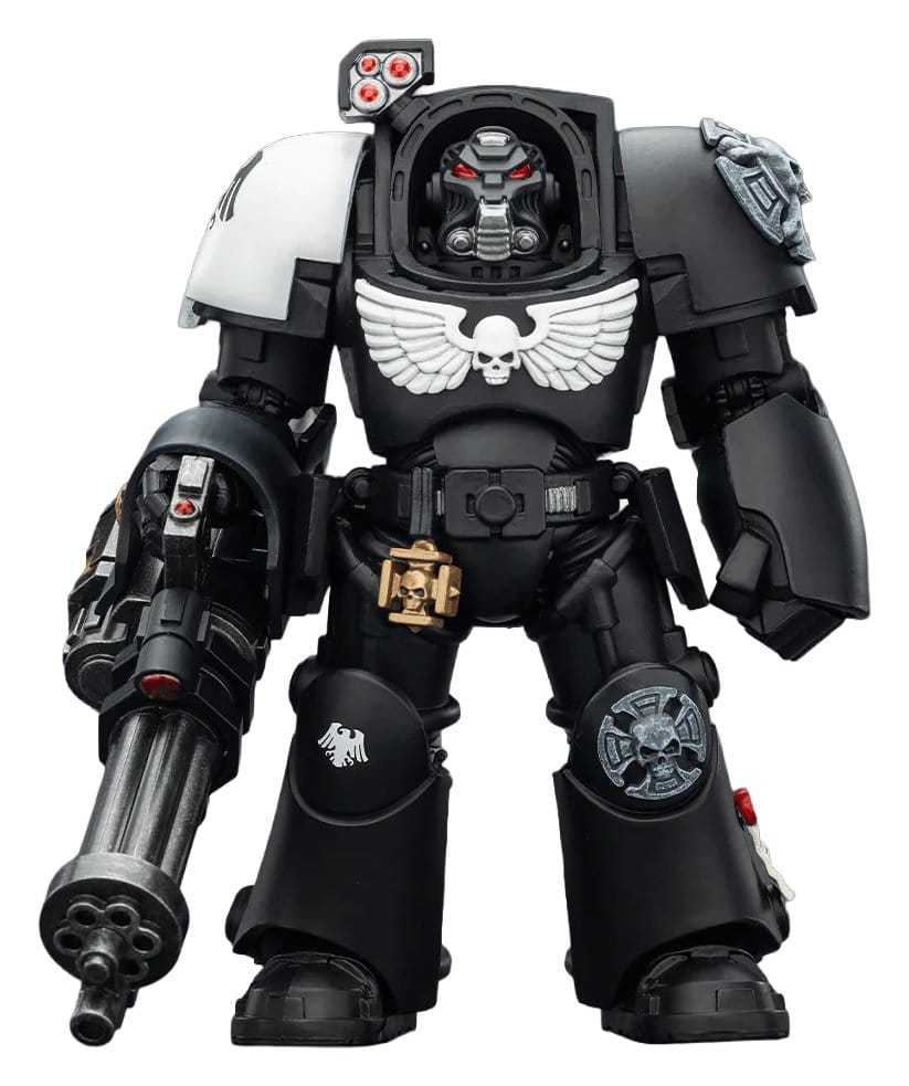 PRE ORDINE - Warhammer 40,000 Action Figure Raven Guard Terminator 3 with Power Fist and Assault Cannon 14 cm