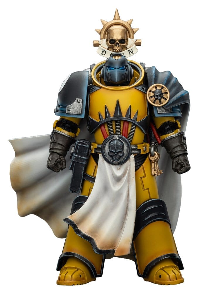 PRE ORDINE - Warhammer Imperial Fists Action Figure Librarian Consulwith Force Axe and Bolt Pistol 12 cm