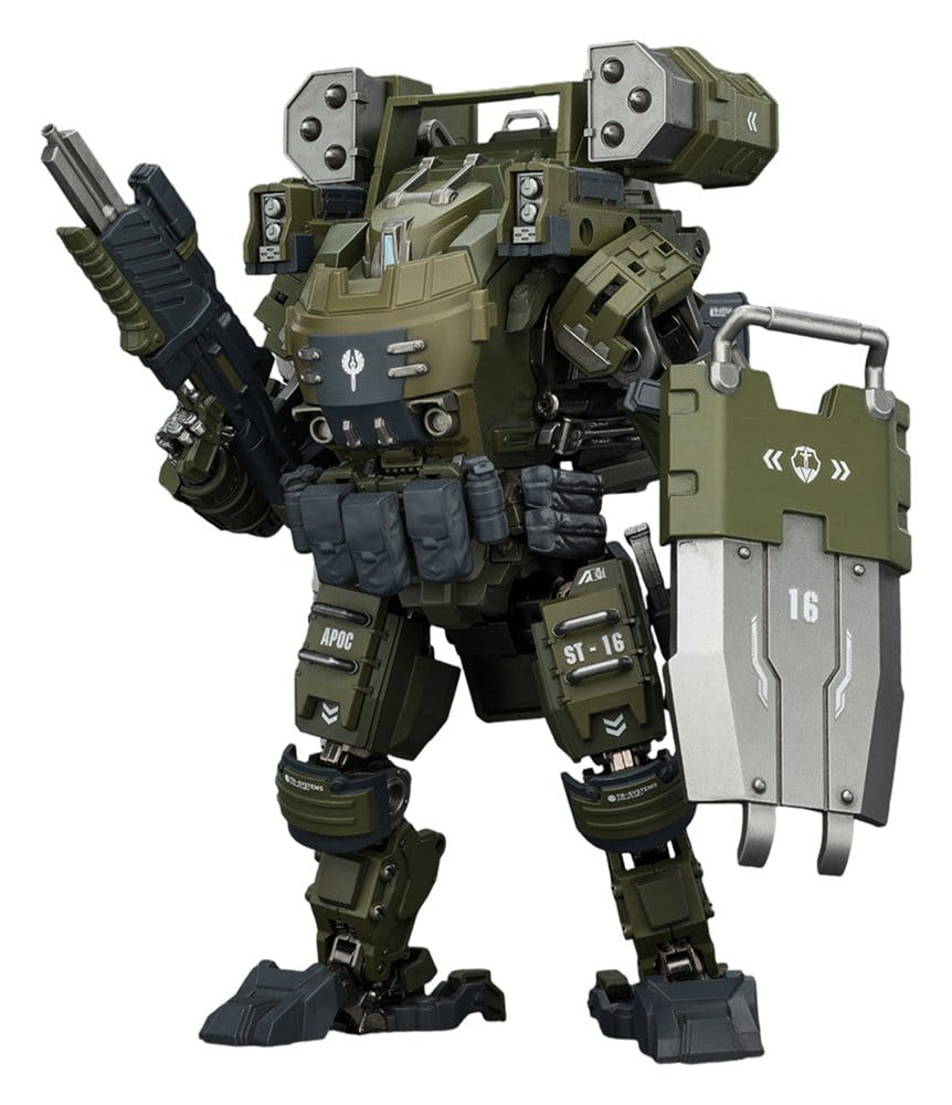 PRE ORDINE - Dark Source Action Figure 1/25 APOC Series Storm Surge Heavy Fire Assault Mech ST-8616 14 cm