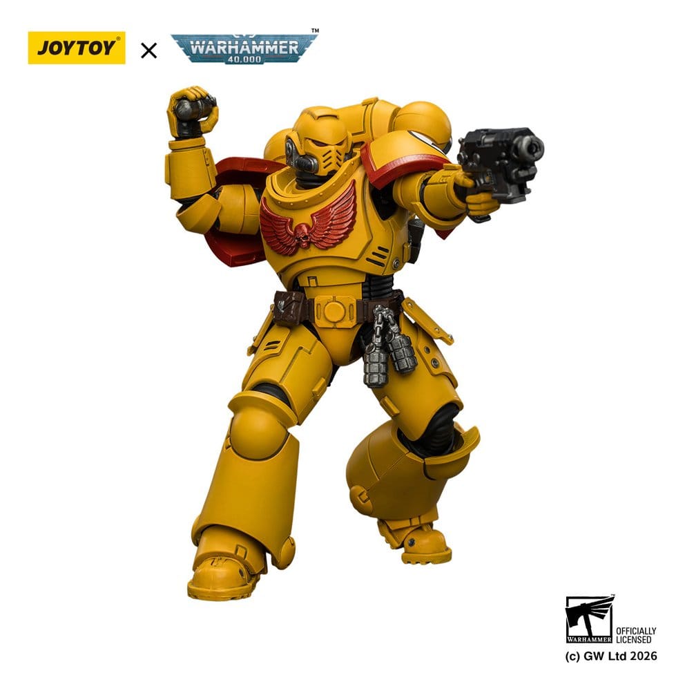 PRE ORDINE - Warhammer 40,000 Action Figure Imperial Fists Intercessor 12 cm