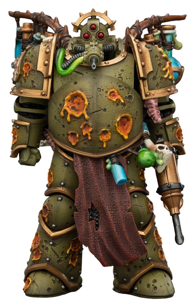PRE ORDINE - Warhammer 40,000 Action Figure Death Guard Biologus Putrifier 12 cm