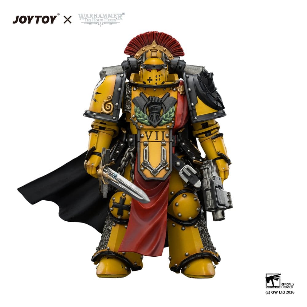 PRE ORDINE - Warhammer Action Figure Imperial Fists Legion Praetor in Mk III Armour 13 cm