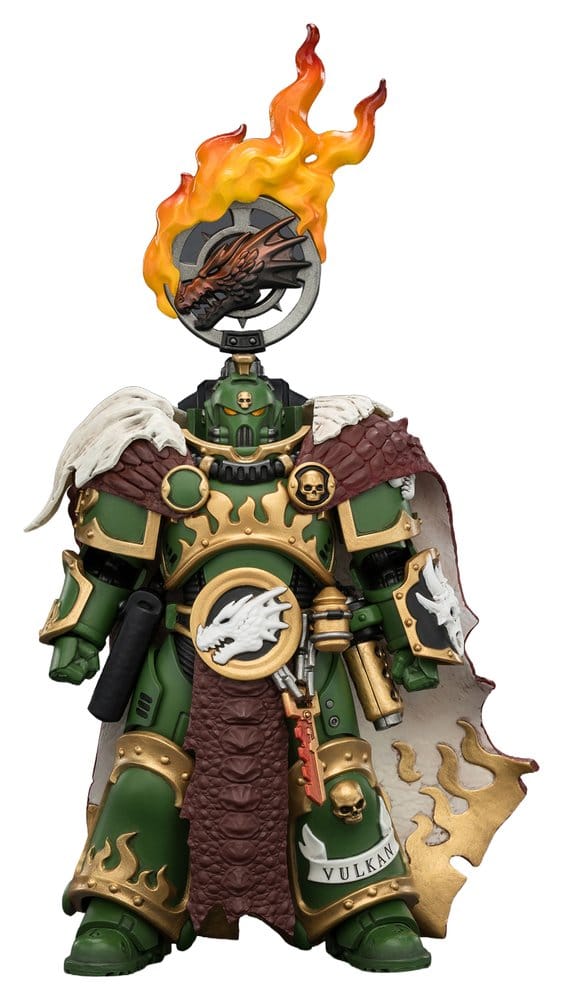 PRE ORDINE - Warhammer Action Figure Salamanders Vulkan He'stan, the Forgefather 13 cm