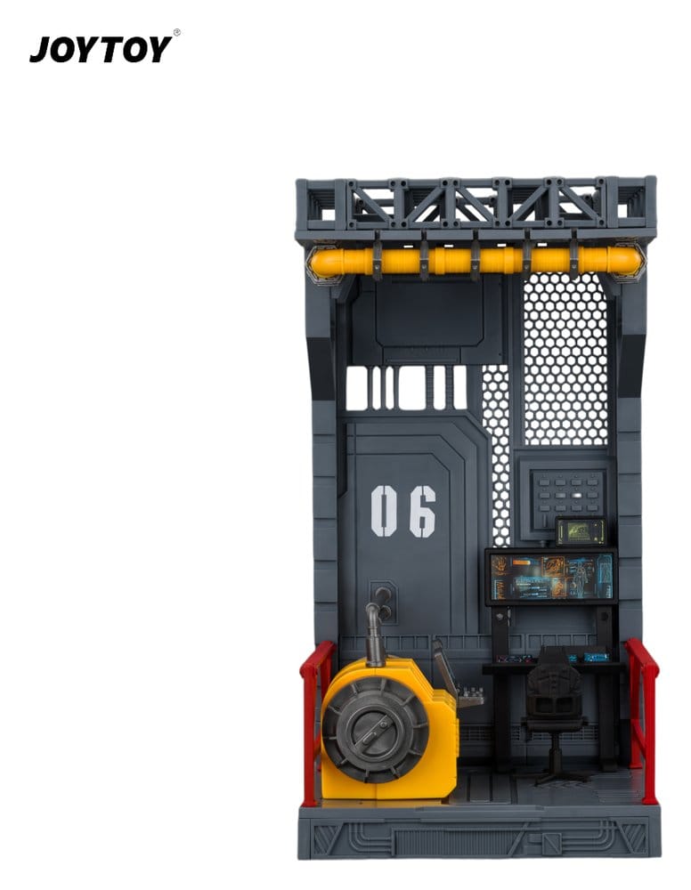 PRE ORDINE - Dark Source Hangar-Style Base Diorama Display Case-06