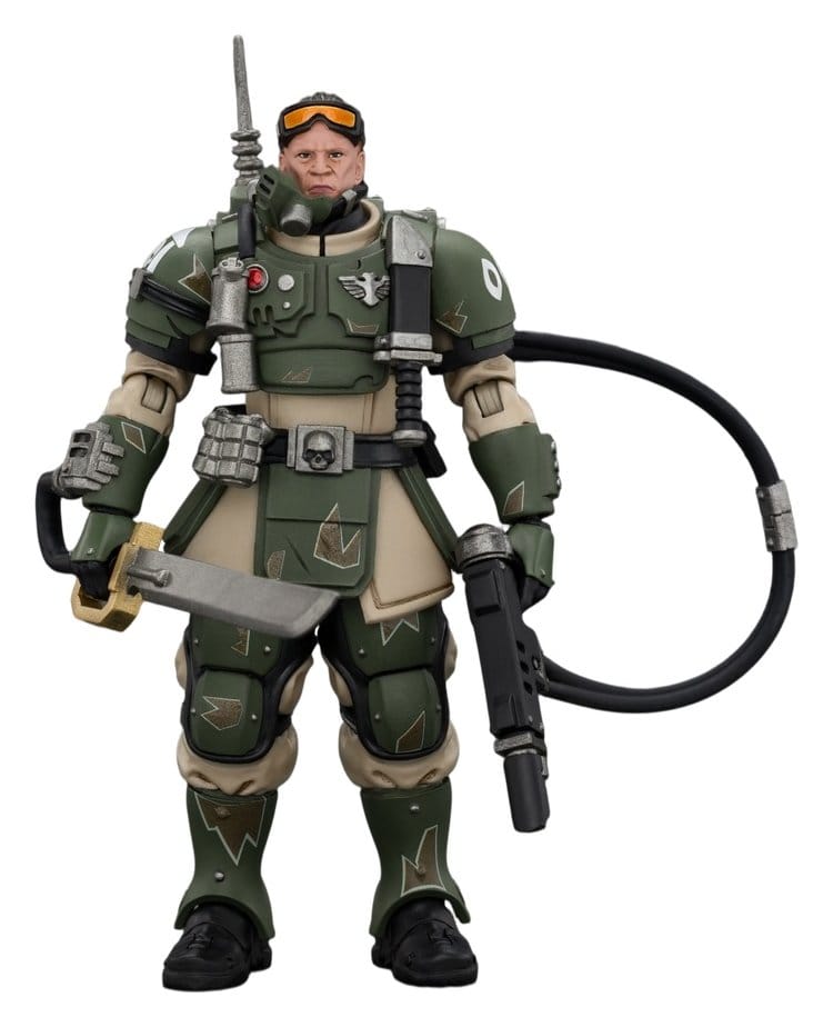 PRE ORDINE - Warhammer Action Figure Astra Militarum Kasrkin 7 with Hot-shot Laspistol and Power Sword