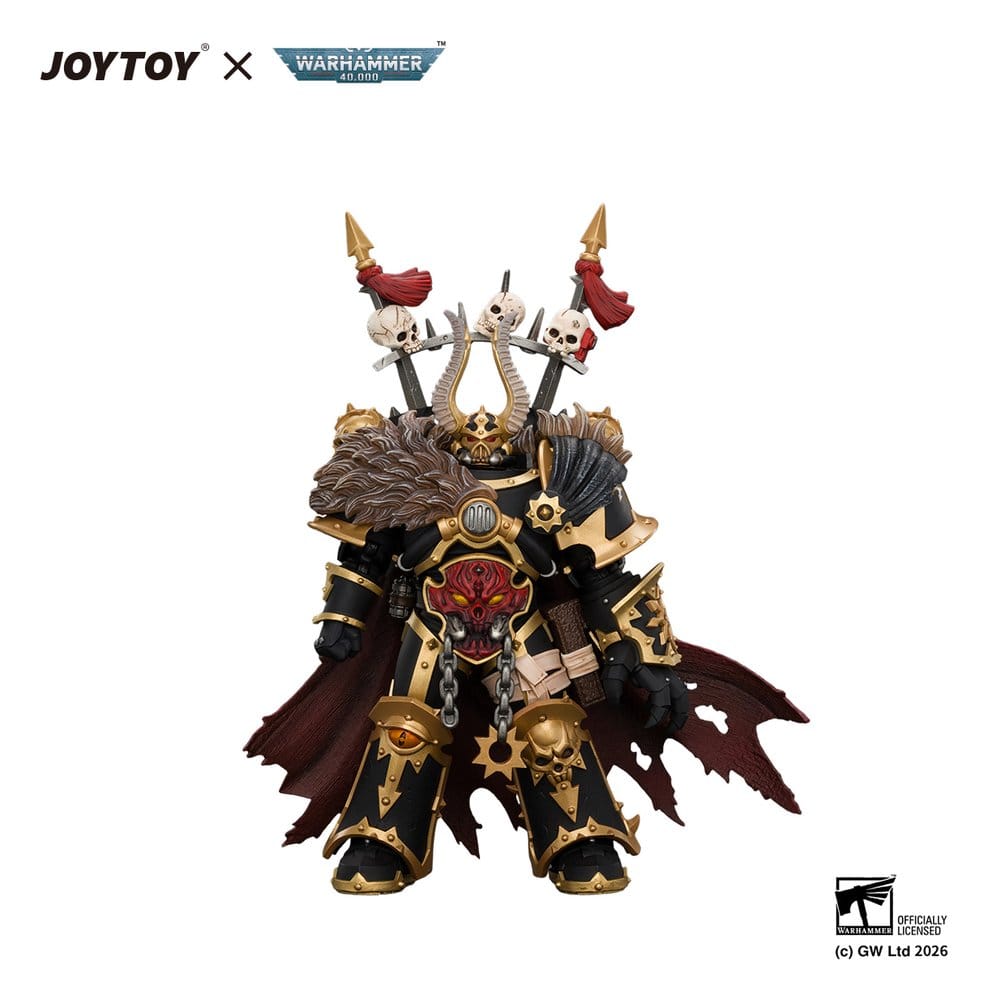 PRE ORDINE - Warhammer Action Figure Black Legion Chaos Lord (13 cm)