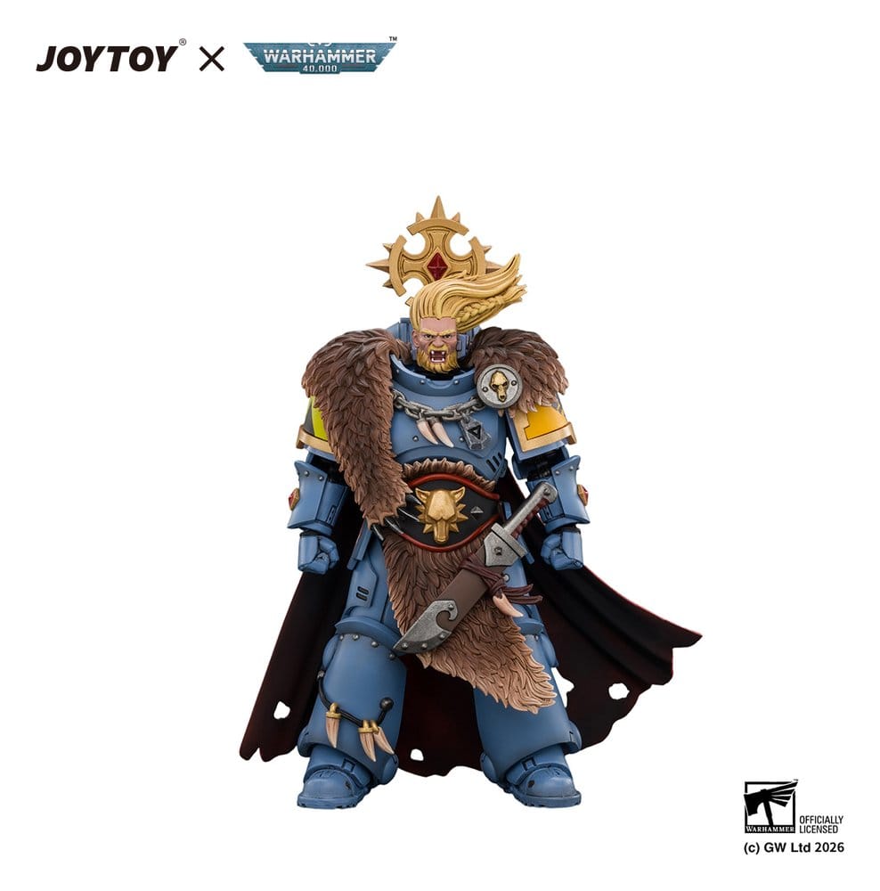 PRE ORDINE - Space Marine Action Figure Space Wolves Wolf Guard Battle Leader 12 cm