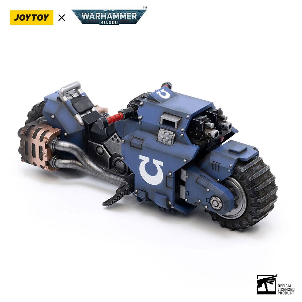 PRE ORDINE - Warhammer 40k Vehicle 1/18 Ultramarines Outrider Bike 22 cm
