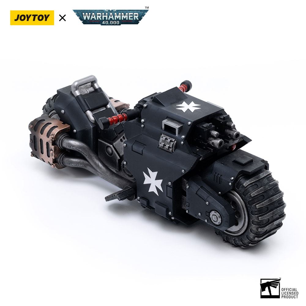 PRE ORDINE - Warhammer 40k Vehicle 1/18 Black Templars Outrider Bike 22 cm